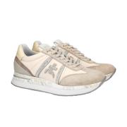 Premiata Beige Sneakers Conny 6671 för kvinnor Beige, Dam