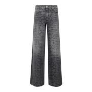 Ermanno Scervino Klassiska Denim Jeans för Vardagsbruk Black, Dam