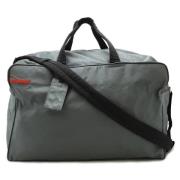 Prada Vintage Pre-owned Canvas prada-vskor Gray, Dam