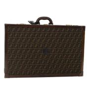 Fendi Vintage Pre-owned Canvas fendi-vskor Brown, Dam