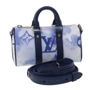 Louis Vuitton Vintage Pre-owned Canvas louis-vuitton-vskor Blue, Dam