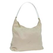 Prada Vintage Pre-owned Nylon prada-vskor Beige, Dam