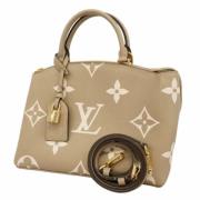 Louis Vuitton Vintage Pre-owned Tyg handvskor Beige, Dam