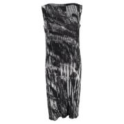 Issey Miyake Pre-owned Pre-owned Polyester klnningar Black, Dam