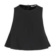 Ami Paris Flare Top Black, Dam