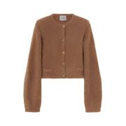 Halfboy Alice Croissant Cardigan Brown, Dam