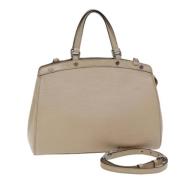 Louis Vuitton Vintage Pre-owned Laeder louis-vuitton-vskor Beige, Dam