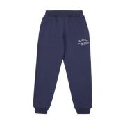 Iceberg Kids -Jogger sweatpants in blue with Iceberg institutional log...