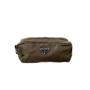 Prada Vintage Pre-owned Tyg prada-vskor Brown, Dam