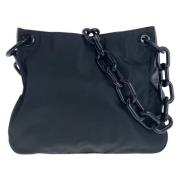 Prada Vintage Pre-owned Canvas crossbodyvskor Black, Dam