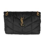 Yves Saint Laurent Vintage Pre-owned Nylon axelremsvskor Black, Dam