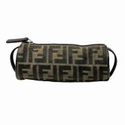 Fendi Vintage Pre-owned Canvas handvskor Brown, Dam