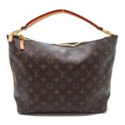 Louis Vuitton Vintage Pre-owned Canvas handvskor Brown, Dam