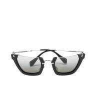 Miu Miu Pre-owned Pre-owned Acetat solglasgon Gray, Dam