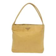 Prada Vintage Pre-owned Tyg prada-vskor Yellow, Dam