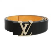 Louis Vuitton Vintage Pre-owned Tyg skrp Black, Herr