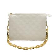 Louis Vuitton Vintage Pre-owned Laeder crossbodyvskor Beige, Dam