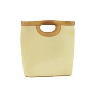 Louis Vuitton Vintage Pre-owned Canvas handvskor Beige, Dam