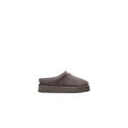 Copenhagen Shoes Mocka Svarta Tofflor Beige, Dam