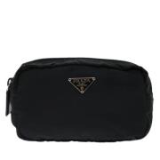 Prada Vintage Pre-owned Tyg prada-vskor Black, Dam