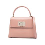 Furla Rosa Mini Väska med Twist Lock Pink, Dam