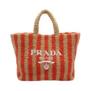 Prada Vintage Pre-owned Tyg totevskor Multicolor, Dam