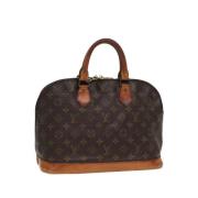 Louis Vuitton Vintage Pre-owned Canvas handvskor Brown, Dam