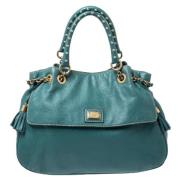 Dolce & Gabbana Pre-owned Pre-owned Laeder handvskor Green, Dam