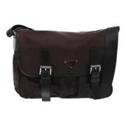 Prada Vintage Pre-owned Nylon prada-vskor Brown, Dam