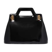 Salvatore Ferragamo Svart Wanda Handväska Black, Dam