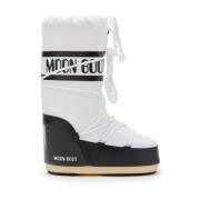 Moon Boot Vita Icon Boots med Frontsnörning White, Dam