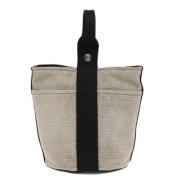 Hermès Vintage Pre-owned Canvas totevskor Gray, Dam