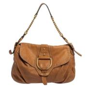 Dolce & Gabbana Pre-owned Pre-owned Laeder axelremsvskor Brown, Dam