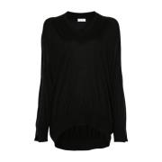 Brunello Cucinelli Stiliga Sweaters för en Chic Look Black, Dam