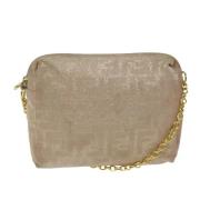 Fendi Vintage Pre-owned Canvas fendi-vskor Pink, Dam