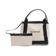 Balenciaga Vintage Pre-owned Canvas balenciaga-vskor White, Dam