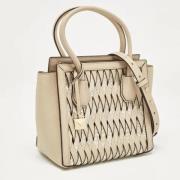 Michael Kors Pre-owned Pre-owned Laeder totevskor Beige, Dam