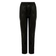 Emma&Gaia Slim-fit Trousers Black, Dam