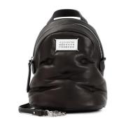 Maison Margiela Svart Läder Bucketväska & Ryggsäck Black, Dam