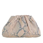 Bottega Veneta Vintage Pre-owned Laeder kuvertvskor Beige, Dam