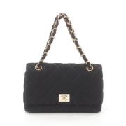 Chanel Vintage Pre-owned Canvas chanel-vskor Black, Dam