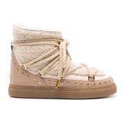 Inuikii Lockig Rock Shearling Snörstövlar Beige, Dam