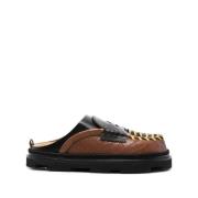 Colville Chunky Mules för College Stil Brown, Dam