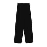 Emma&Gaia Wide Trousers Black, Dam