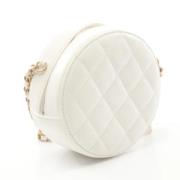 Chanel Vintage Pre-owned Laeder chanel-vskor White, Dam