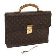 Louis Vuitton Vintage Pre-owned Canvas louis-vuitton-vskor Brown, Dam