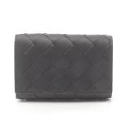 Bottega Veneta Vintage Pre-owned Laeder nyckelhllare Black, Dam