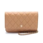 Chanel Vintage Pre-owned Tyg plnbcker Brown, Dam