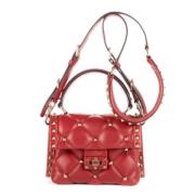 Valentino Vintage Pre-owned Laeder axelremsvskor Red, Dam