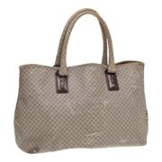 Bottega Veneta Vintage Pre-owned Canvas totevskor Gray, Dam